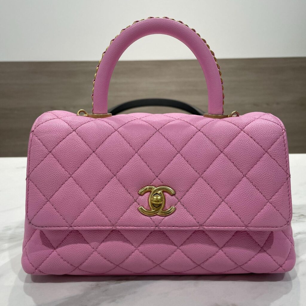 補色後のシャネルのココハンドル
