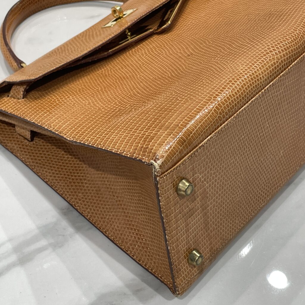 エルメス ケリー リザードレザー👜角スレ・コバ補修✨