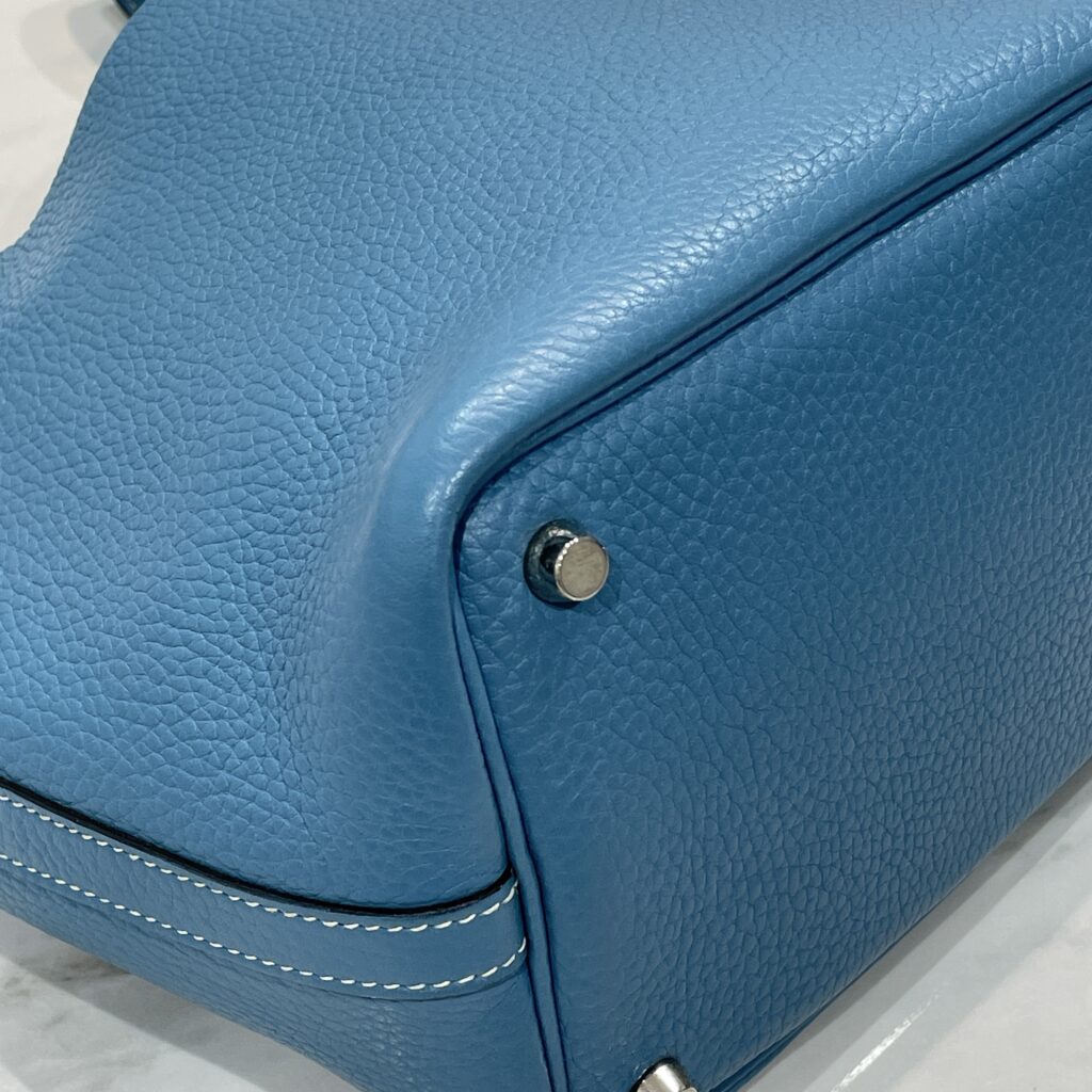 エルメス ピコタン｜鮮やかブルーの発色を補色技術で美しくリカバリー💙✨