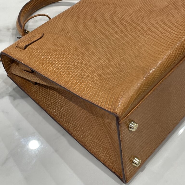 エルメス　ケリー　イエロー　リザード