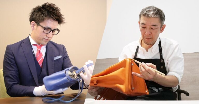 鑑定士と修理スタッフ