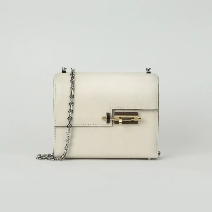 エルメス　ヴェルー　チェーンミニ　アイボリー