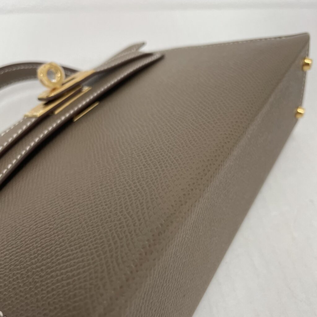 エルメス　ケリー　ミニ ドゥ 　エプソン　エトゥープ