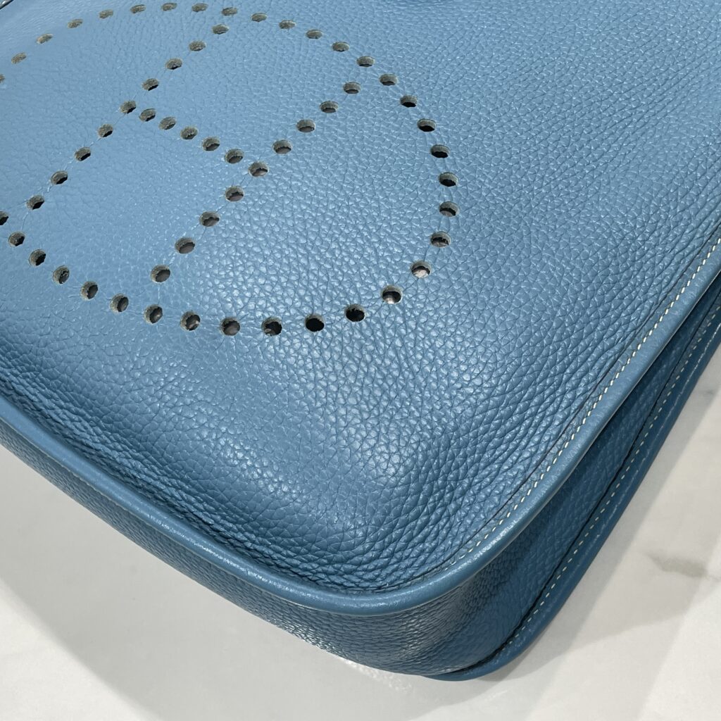 エルメス エブリン ブルージーン｜擦れ・色あせを補修して鮮やかにリフレッシュ✨