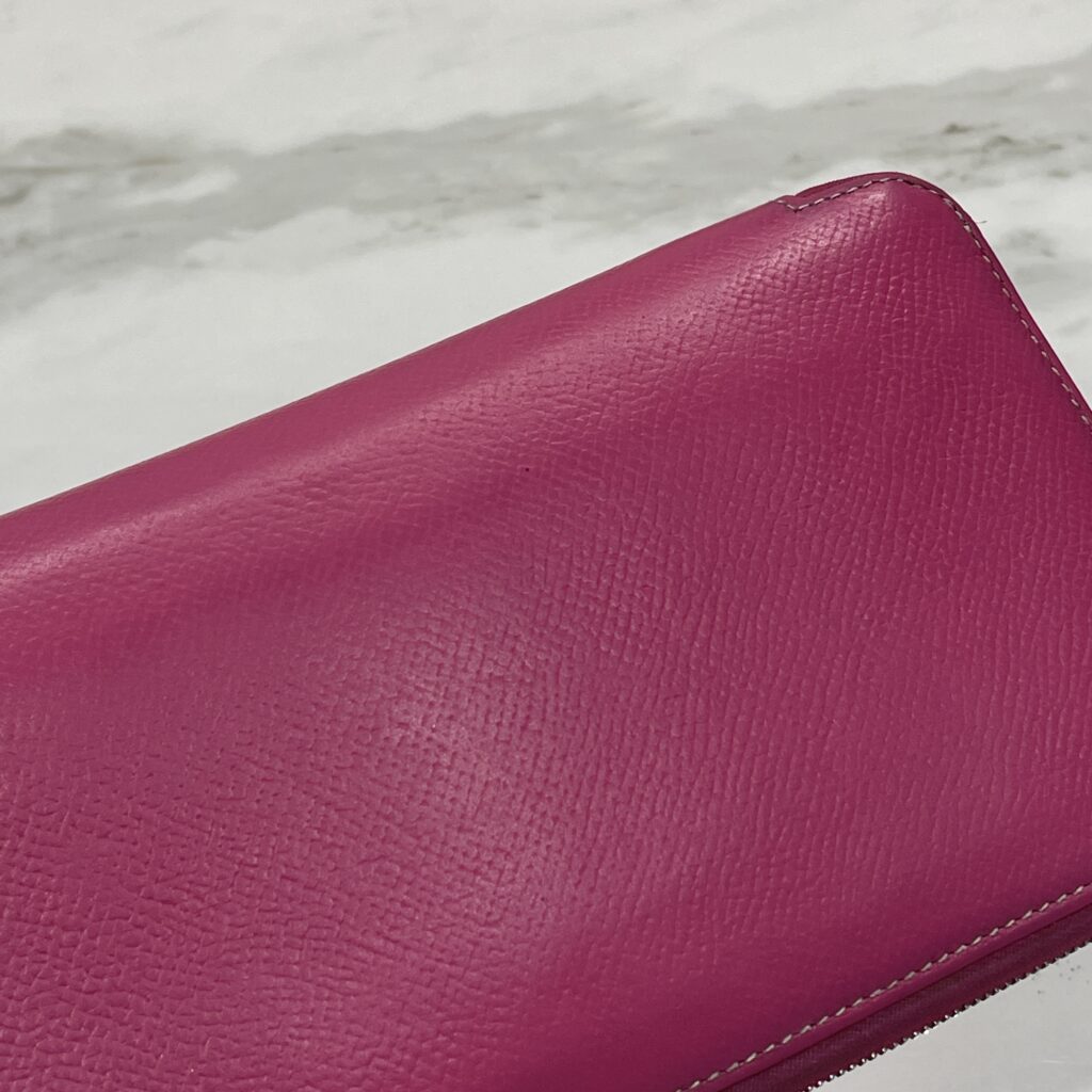 擦れによる色落ちを美しく補修｜エルメス アザップロング ピンク🎀