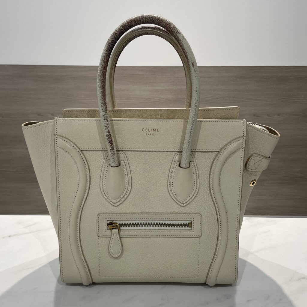 くすみがちな淡色バッグを美しく｜セリーヌ ラゲージ アイボリーのメンテナンス🕊