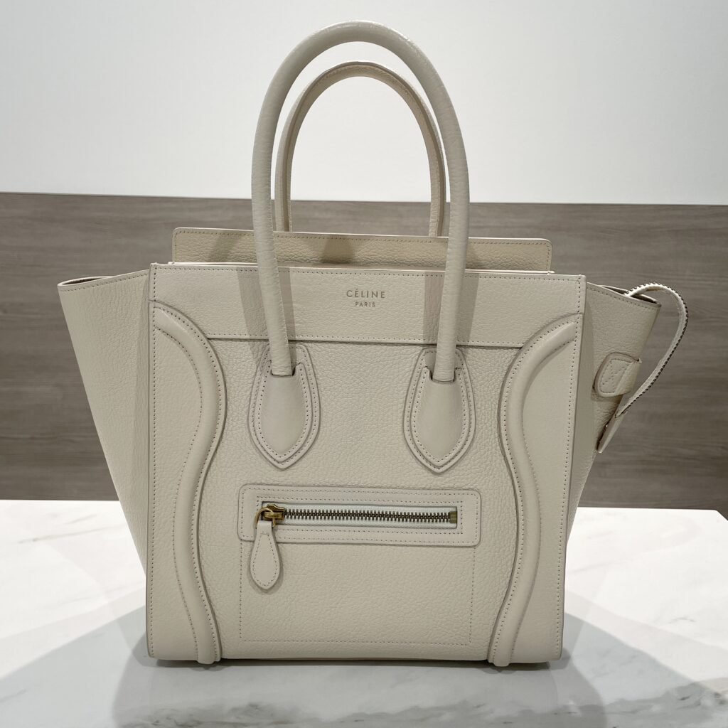 くすみがちな淡色バッグを美しく｜セリーヌ ラゲージ アイボリーのメンテナンス🕊