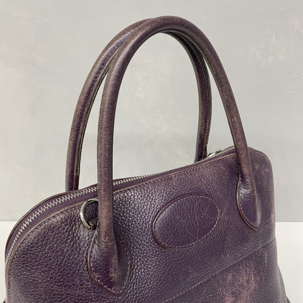 深みのあるパープルがふたたび華やかに✨｜エルメス ボリードの全体補修