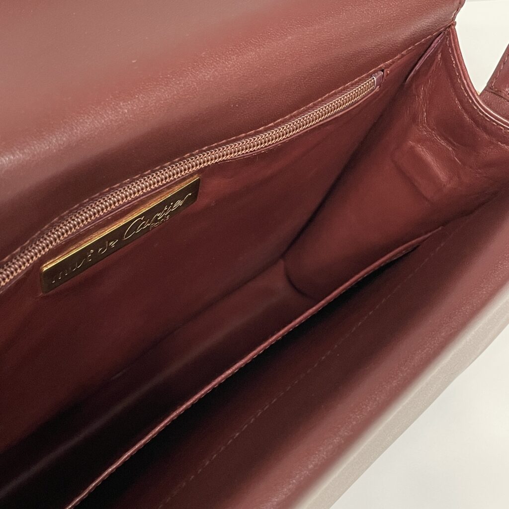 カルティエ マストライン補修✨ カビ除去＋補色＋金具再メッキで美しく再生