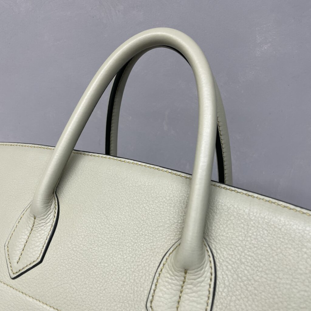 エルメス オータクロアのハンドル補修👜 色褪せ・黒ずみを部分補色で自然に整える