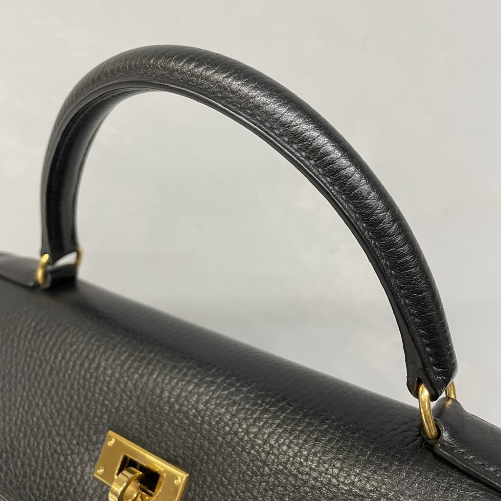 使い込んだノワールに、深いツヤをもう一度🖤|エルメス ケリーのカビ除去&全体補修